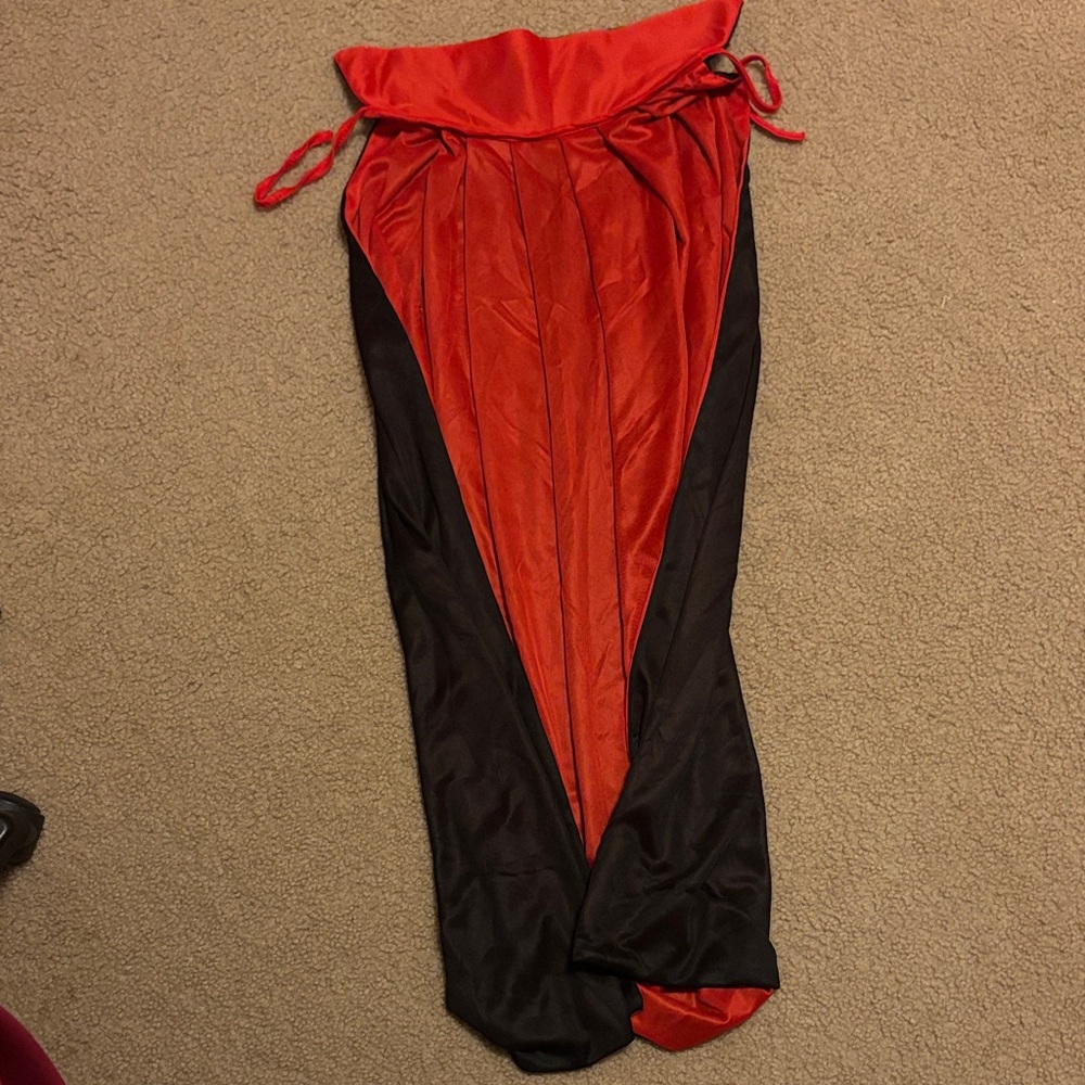 Red and Black Cape